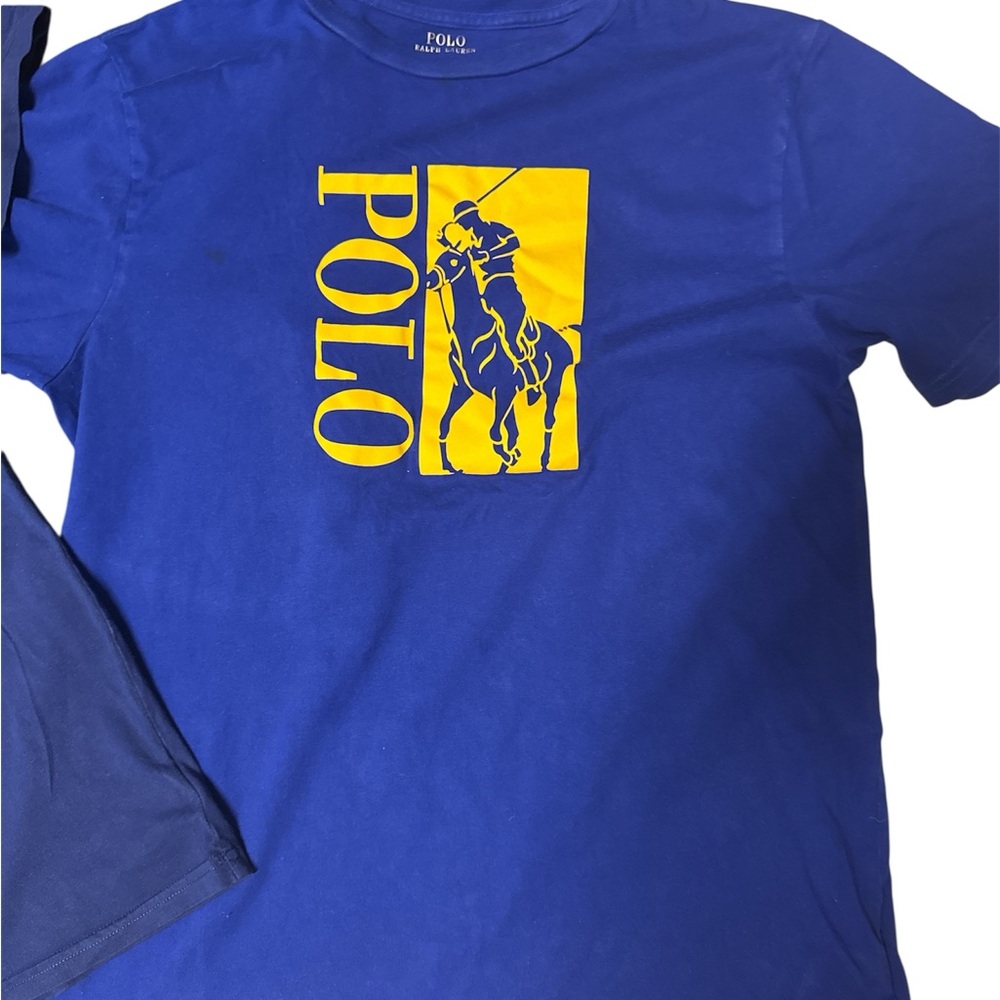 Polo by Ralph Lauren youth size XL Blue and Black Tee Trio - Picture 6 of 9